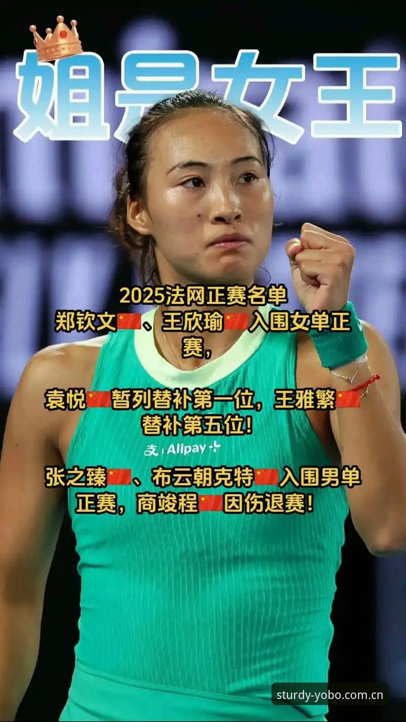 2026法网女单抽签解读与yobo赛事查询教程：郑钦文保分战，王欣瑜领衔中国军团